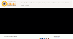 Desktop Screenshot of anti-corruption.org.bt